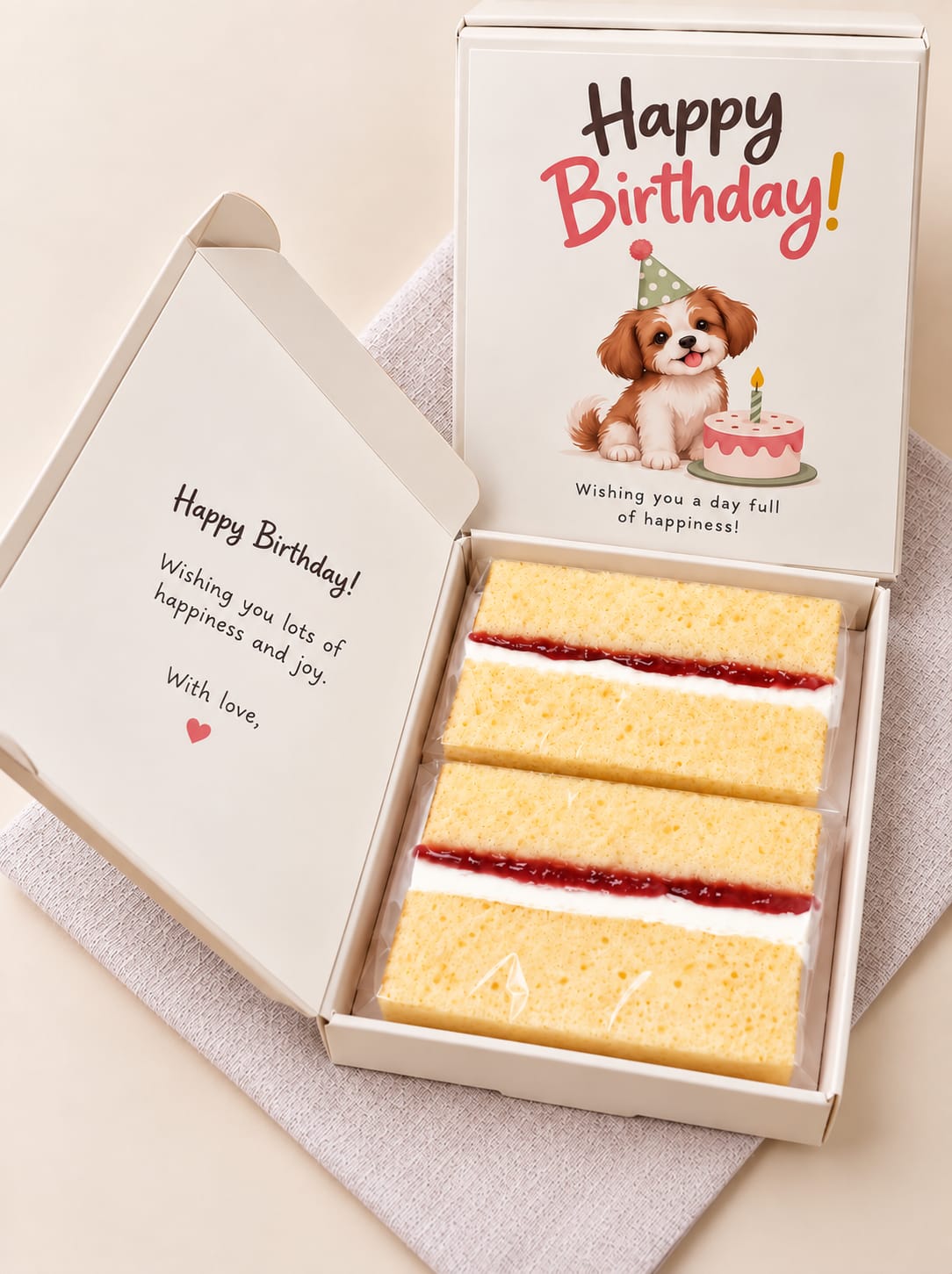 Elegant message cakes