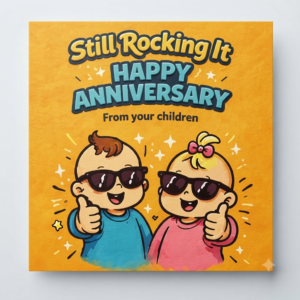 Cool Babies Anniversary Card