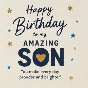 Amazing Son Star Card