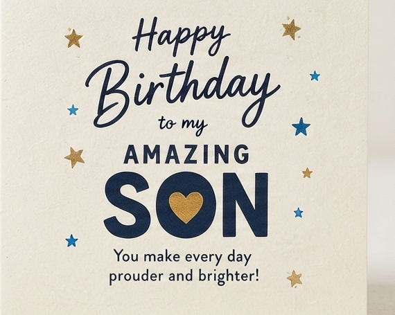 Amazing Son Star Card