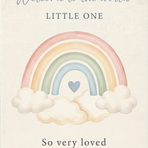 So Very Loved" Rainbow Card