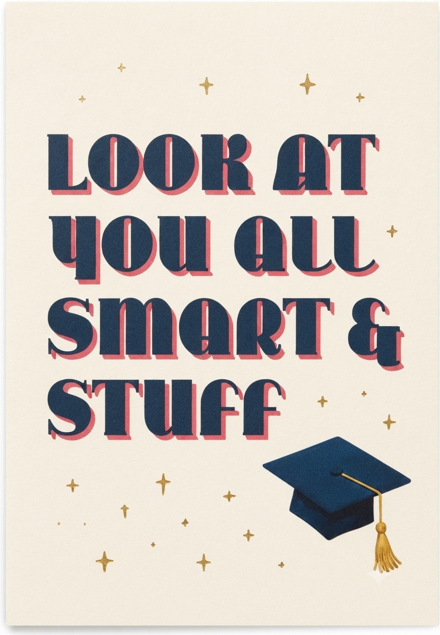 Smart & Stuff Graduation Card