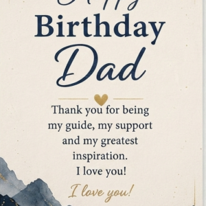 Mountain Guide Birthday Card