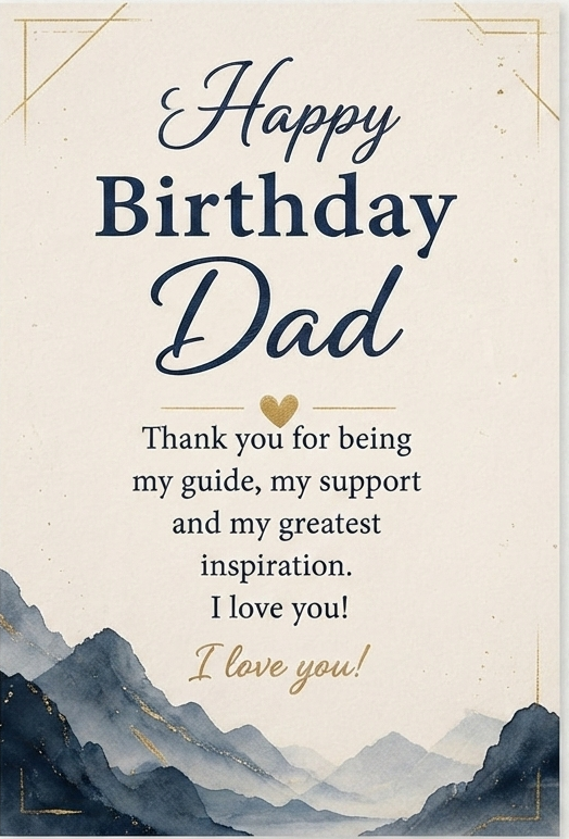 Birthday Dad