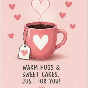"Warm Hugs" Greeting Card